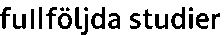 Logotyp Fullföljda studier