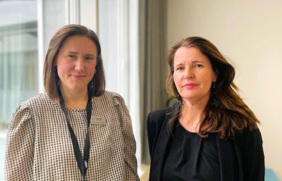 Stina Bergman Lindskog och Sandra Svensson, projektledare på Göteborgsregionen.